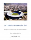 Le footbal en Amérique Du Sud