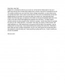 Lettre en Anglais