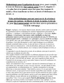 Méthodologie de l'explication de texte avec, pour exemple, un texte de Rousseau (Du Contrat social LI, chapitre 3).