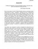 Dissertation Jacques Brel : La déceptivité chronique