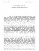 Hugo Von Hofmannsthal, Electre.