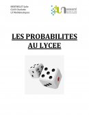 LES PROBABILITES AU LYCEE