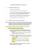 GUIDE DE RÉVISION POUR L’EXAMEN FINAL