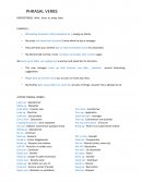 Phrasal verbs