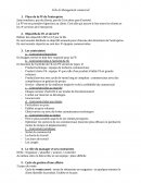 Fiche de management commerciale