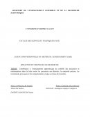 Contribution à l’enseignement apprentissage du contrôle des naissances et contraceptions dans la lutte contre les grossesses non désirées, la maternité précoce, les avortements provoqués et les comportements à risque en classe de troisième.