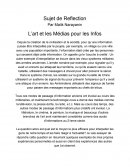 L'art et les médias pour les infos