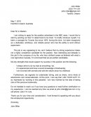 Application letter