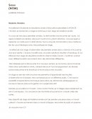 Lettre de motivation pour stage