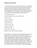 Biographie Honoré de Balzac