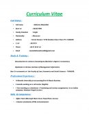 Curriculum Vitae : Mohcine Maatallah