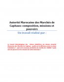 L' autorité Marocaine du marché des capitaux (AMMC)