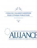 L’EASA OU L’ALLIANCE EUROPEENNE POUR L’ETHIQUE PUBLICITAIRE