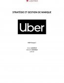 Stratégie et gestion de marque : Uber