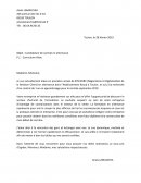 Lettre de motivation, Candidature de contrat en alternance