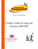 Compte rendu de stage