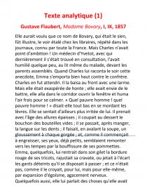 Gustave Flaubert Madame Bovary I Ix 1857 Commentaire De Texte Georgeess