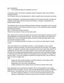 BAC GEOGRAPHY THE GLOBALISATION OF ECONOMIC ACTIVITY