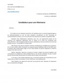 Lettre de motivation exemple