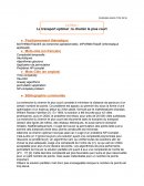 Le transport optimal : le chemin le plus court