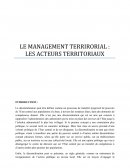 Management territorial