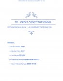 Droit constitutionnel- Constitutionnalité des lois