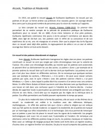 Alcools Tradition Et Modernite Commentaire D Oeuvre Oscar 16