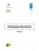 Rapport de capitalisation