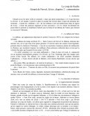 Le coup de foudre : Gérard de Nerval, Sylvie, chapitre 2 : commentaire.