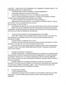 Fondements du commerce international et internalisation de la production