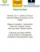 Rapport stage movenpick Restauration