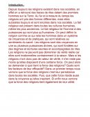 Dissertation Philosophie sur la Religion