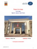 Rapport de stage dans la region laayoune sakia alha,ra