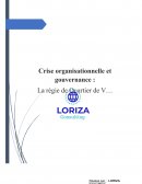 Etude de cas Théorie des organisations