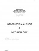 Méthode droit