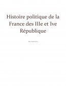 HISTOIRE DES IIIe ET IVe RÉPUBLIQUES FRANÇAISES