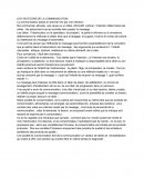 LES VECTEURS DE LA COMMUNICATION