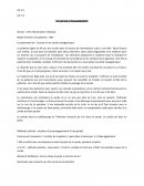Situation d'encadrement