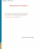 Management stratégique