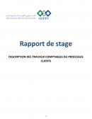 Rapport de stage : description des travaux comptables du processus clients