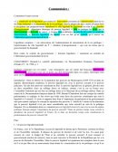 Plan détaillé de commentaire d'un extrait sur le contrôle parlementaire