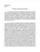 Dissertation sur les fluctuations économiques