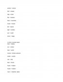 Liste de vocabulaire d'anglais