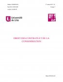 Droit des contrats et de la consommation