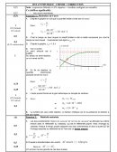 Physique-Chimie : Devoir sur Table n°5 (Correction)