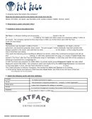 Fat Face's job advertisement