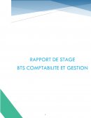 Rapport de stage BTS comptabilité et gestion