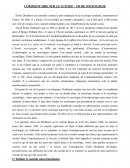 Analyse de texte - Introduction de Le Suicide d'Émile Durkheim