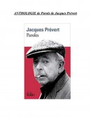 ANTHOLOGIE de Paroles de Jacques Prévert