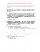 Finalités et performance de l’entreprise